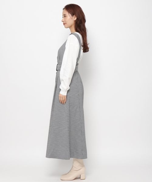 mysty woman（ミスティウーマン）の「ハイウエストフレアジャンスカ 182887（ジャンパースカート・レディース・ブラック系その他/ブラウン系その他/モカ・FREE）」の22枚目の写真