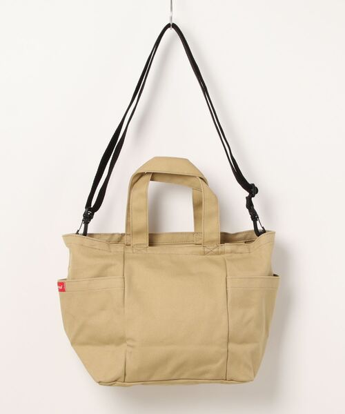 Manhattan Portage（マンハッタンポーテージ）の「Whitestone Tote Bag Canvas 2022（トートバッグ・メンズ・ベージュ/ブラウン/キャメル・SMALL）」の19枚目の写真
