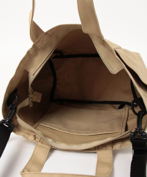 Manhattan Portage（マンハッタンポーテージ）の「Whitestone Tote Bag Canvas 2022（トートバッグ・メンズ・ベージュ/ブラウン/キャメル・SMALL）」の21枚目の写真