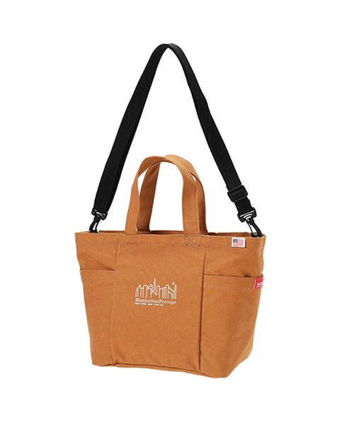 Manhattan Portage（マンハッタンポーテージ）の「Whitestone Tote Bag Canvas 2022（トートバッグ・メンズ・ベージュ/ブラウン/キャメル・SMALL）」の3枚目の写真
