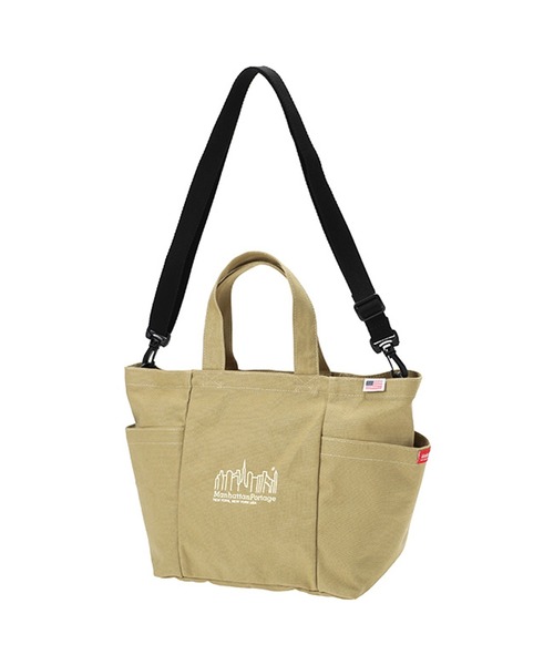 Manhattan Portage（マンハッタンポーテージ）の「Whitestone Tote Bag Canvas 2022（トートバッグ・メンズ・ベージュ/ブラウン/キャメル・SMALL）」の4枚目の写真