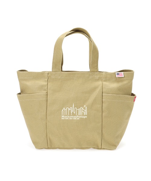 Manhattan Portage（マンハッタンポーテージ）の「Whitestone Tote Bag Canvas 2022（トートバッグ・メンズ・ベージュ/ブラウン/キャメル・SMALL）」の5枚目の写真