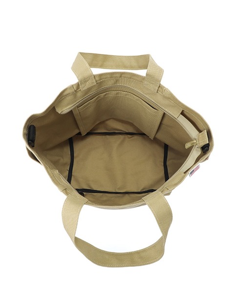 Manhattan Portage（マンハッタンポーテージ）の「Whitestone Tote Bag Canvas 2022（トートバッグ・メンズ・ベージュ/ブラウン/キャメル・SMALL）」の9枚目の写真