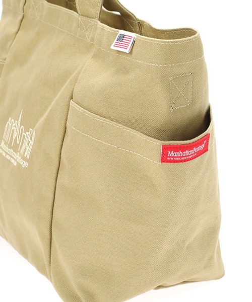 Manhattan Portage（マンハッタンポーテージ）の「Whitestone Tote Bag Canvas 2022（トートバッグ・メンズ・ベージュ/ブラウン/キャメル・SMALL）」の11枚目の写真