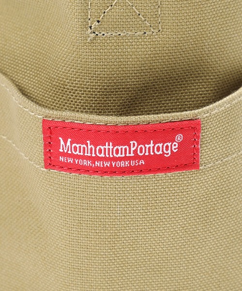 Manhattan Portage（マンハッタンポーテージ）の「Whitestone Tote Bag Canvas 2022（トートバッグ・メンズ・ベージュ/ブラウン/キャメル・SMALL）」の12枚目の写真