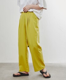 coen | 接触冷感タックイージーパンツ(スラックス)