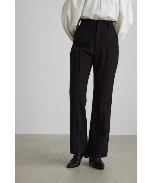 STYLEMIXER(スタイルミキサー)の「センタープレスフレアパンツ(その他パンツ・レディース・ブラック/ライトブラウン/ベージュ・SMALL/MEDIUM/X-SMALL)」の5枚目の写真