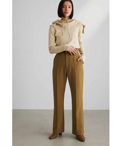 STYLEMIXER(スタイルミキサー)の「センタープレスフレアパンツ(その他パンツ・レディース・ブラック/ライトブラウン/ベージュ・SMALL/MEDIUM/X-SMALL)」の20枚目の写真