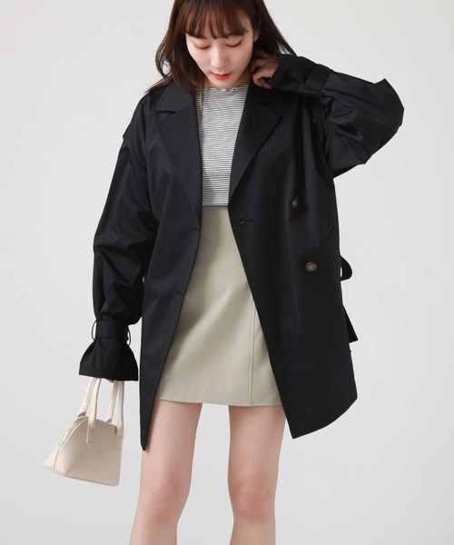 archives（アルシーヴ）の「２ＷＡＹトレンチコート（トレンチコート・レディース・アイボリー/ダークブルー/ベージュ・MEDIUM）」の3枚目の写真