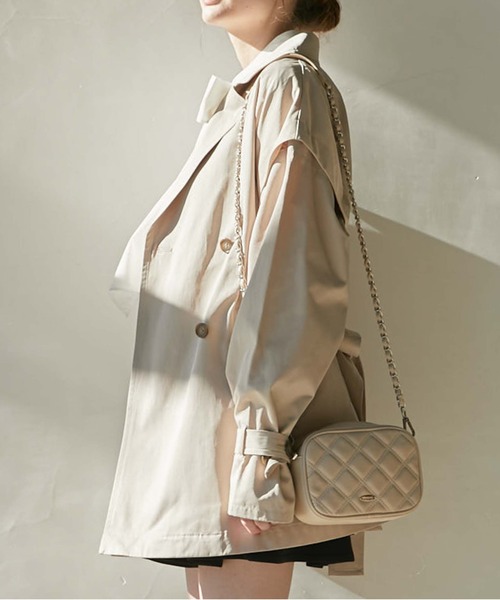 archives（アルシーヴ）の「２ＷＡＹトレンチコート（トレンチコート・レディース・アイボリー/ダークブルー/ベージュ・MEDIUM）」の15枚目の写真