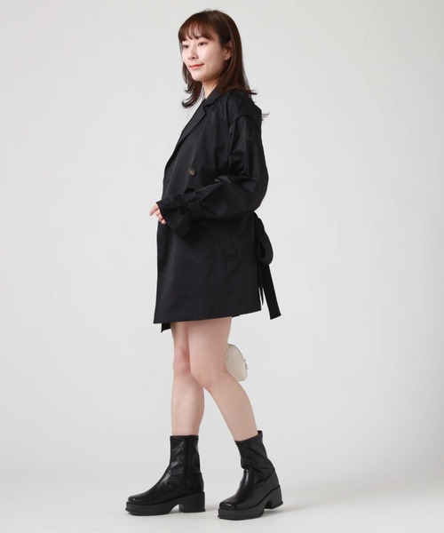 archives（アルシーヴ）の「２ＷＡＹトレンチコート（トレンチコート・レディース・アイボリー/ダークブルー/ベージュ・MEDIUM）」の9枚目の写真