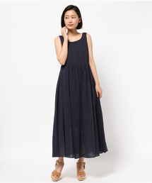 BEAMS LIGHTS Women's | BEAMS LIGHTS / ボイルノースリーブ マキシワンピース(ワンピース)