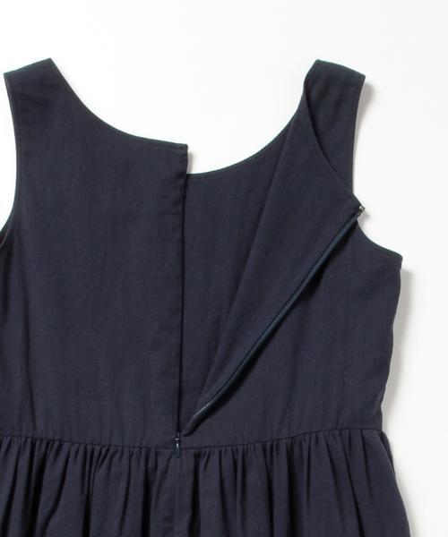 BEAMS LIGHTS Women's（ビームスライツ ウィメンズ）の「ΠBEAMS LIGHTS / ボイルノースリーブ マキシワンピース（ワンピース・レディース・オフホワイト/ネイビー/オレンジ・36/38）」の12枚目の写真