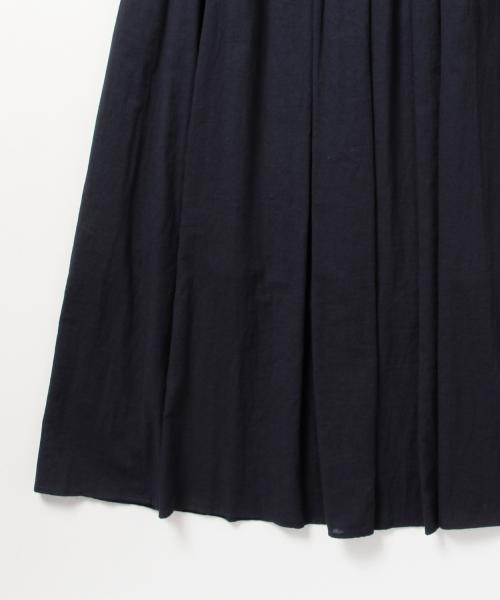 BEAMS LIGHTS Women's（ビームスライツ ウィメンズ）の「ΠBEAMS LIGHTS / ボイルノースリーブ マキシワンピース（ワンピース・レディース・オフホワイト/ネイビー/オレンジ・36/38）」の13枚目の写真