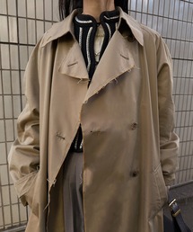 Ameri（アメリ）の「CUT OFF CHAMBRAY TRENCH COAT（トレンチ