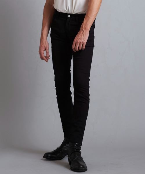 NO ID.（ノーアイディ）の「【NO ID.】Cotton Stretch Denim Skinny Pants / コットン ストレッチ デニム スキニー パンツ（デニムパンツ・メンズ・ブラック・1/2/3）」の13枚目の写真