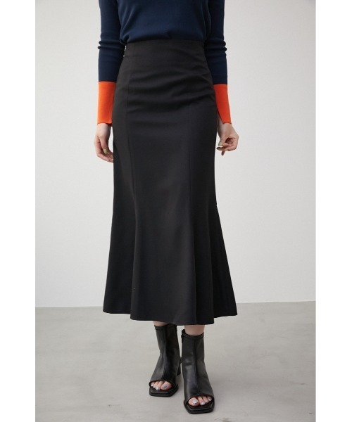 AZUL by moussy(アズールバイマウジー)の「SLENDER MERMAID SKIRT/スレンダーマーメイドスカート(スカート・レディース・ホワイト系その他/ブラック系その他/ブラック・SMALL/MEDIUM)」の3枚目の写真