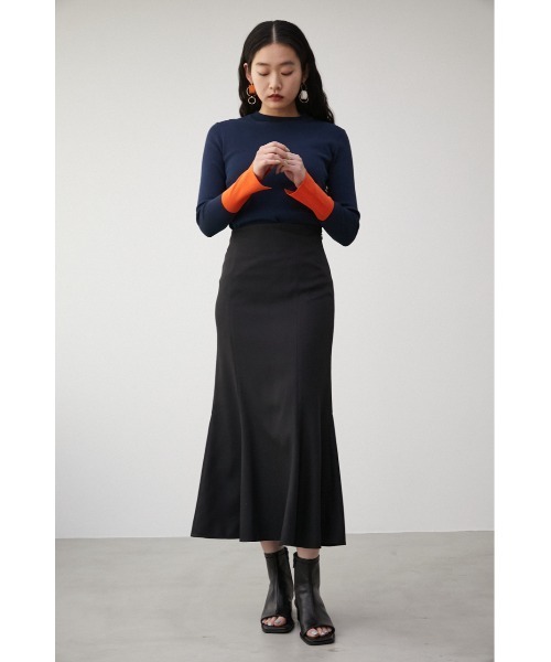AZUL by moussy(アズールバイマウジー)の「SLENDER MERMAID SKIRT/スレンダーマーメイドスカート(スカート・レディース・ホワイト系その他/ブラック系その他/ブラック・SMALL/MEDIUM)」の15枚目の写真
