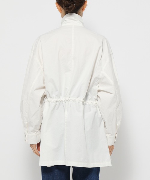 mysty woman（ミスティウーマン）の「【様々な着こなしが楽しめる！】サイドスリットミリタリージャケット 193391（ミリタリージャケット・レディース・オフホワイト/カーキ・FREE）」の14枚目の写真