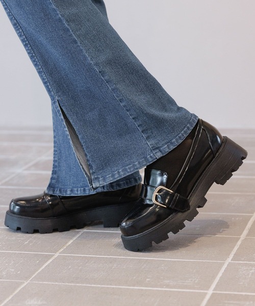 GLOBAL WORK（グローバルワーク）の「モテシャレ厚底ローファー/AND YUA ANY/179977（ローファー・キッズ・ブラック・120cm/130cm/110cm）」の16枚目の写真