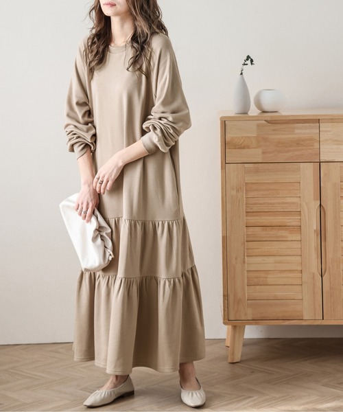 SUGAR BISKET（シュガービスケット）の「ティアードロングワンピース（ワンピース）」 - WEAR
