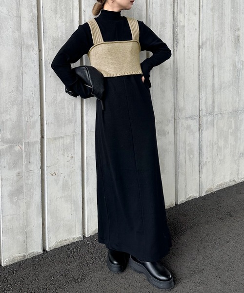 バックスリットリラックスビスチェ（ベスト）｜select MOCA by son