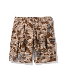 SAND CAMO MULTI POCKET WIDE FIT SHORTS M