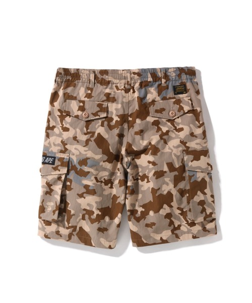 A BATHING APE(アベイシングエイプ)の「SAND CAMO MULTI POCKET WIDE FIT SHORTS M(その他パンツ・メンズ・ベージュ/ネイビー・SMALL/MEDIUM/XX-LARGE/LARGE/X-LARGE)」の3枚目の写真