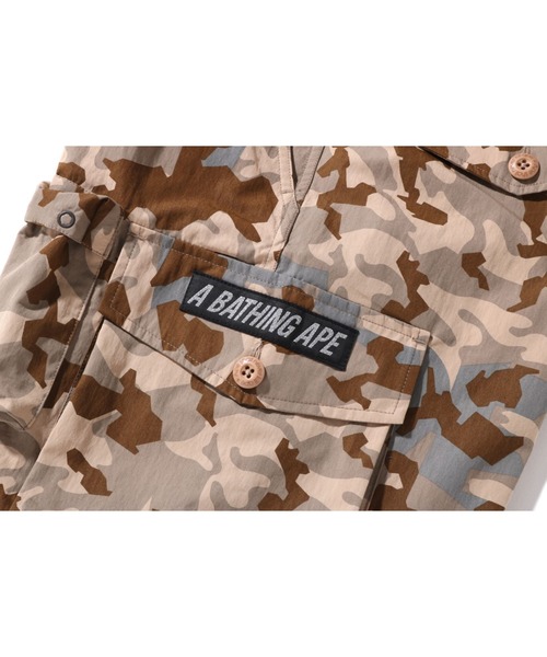 A BATHING APE(アベイシングエイプ)の「SAND CAMO MULTI POCKET WIDE FIT SHORTS M(その他パンツ・メンズ・ベージュ/ネイビー・SMALL/MEDIUM/XX-LARGE/LARGE/X-LARGE)」の5枚目の写真