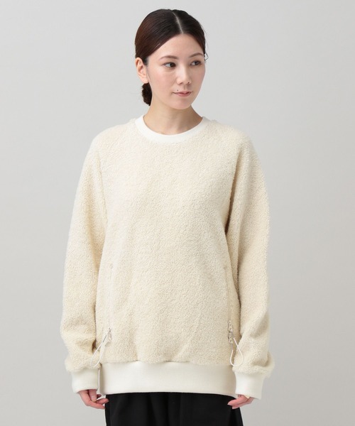 Scye（サイ）の「Curensology(カレンソロジー)/【Scye】パイルウールジャージートップ（ニット/セーター・レディース・アイボリー・FREE）」の6枚目の写真