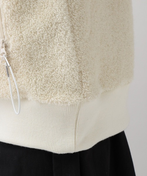 Scye（サイ）の「Curensology(カレンソロジー)/【Scye】パイルウールジャージートップ（ニット/セーター・レディース・アイボリー・FREE）」の14枚目の写真
