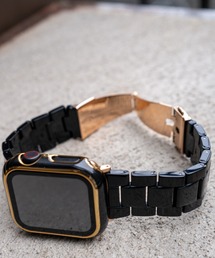 zandy（ズィーアンドワイ）の「zandy ズィーアンドワイ / Apple Watch【樹脂バンド】 アップルウォッチバンド 天然樹脂ベルト //// clear1（デジタル腕時計）」