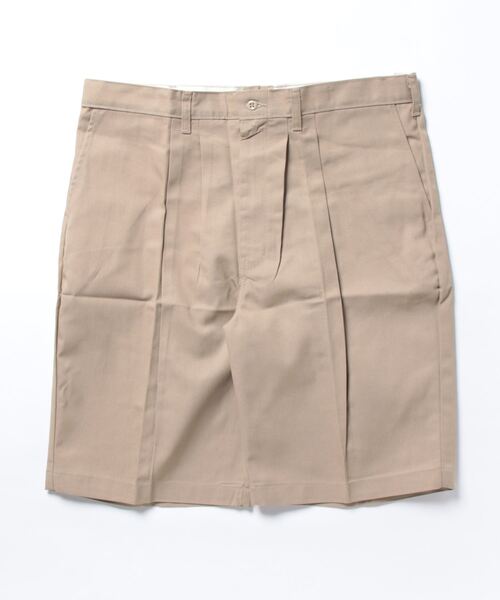 NO WAY(ノーウェイ)の「/UNIVERSAL OVERALL/PLEATED FRONT SHORT(その他パンツ・メンズ・ネイビー/カーキ/ブラック/チャコールグレー・30 inch/32inch/34inch/36inch)」の4枚目の写真