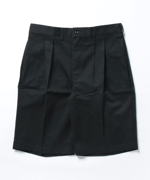 NO WAY(ノーウェイ)の「/UNIVERSAL OVERALL/PLEATED FRONT SHORT(その他パンツ・メンズ・ネイビー/カーキ/ブラック/チャコールグレー・30 inch/32inch/34inch/36inch)」の2枚目の写真