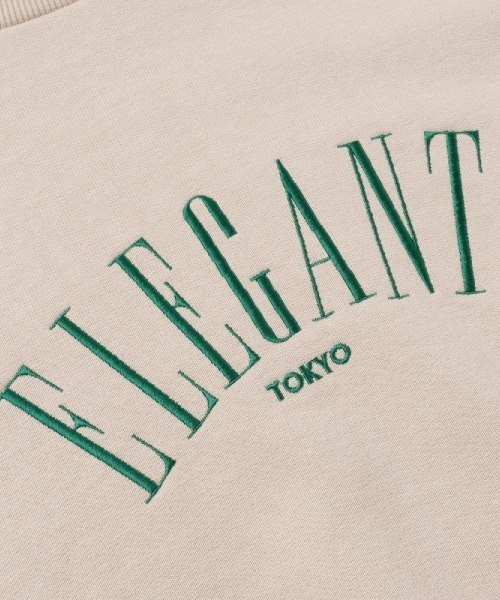 SON OF THE CHEESE（サノバチーズ）の「【SON OF THE CHEESE/サノバチーズ】ELEGANT Crew（スウェット・メンズ・ブラック/グリーン/ベージュ・MEDIUM/LARGE/X-LARGE）」の5枚目の写真