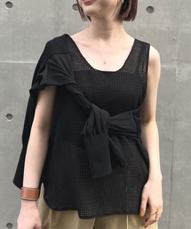 メッシュノースリーブ(キャミ付き)