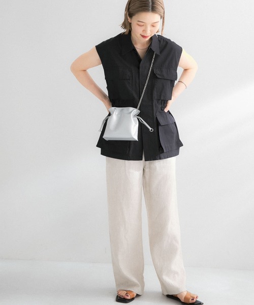 URBAN RESEARCH（アーバンリサーチ）の「ANABEL PURSE shoulder（ショルダーバッグ・レディース・シルバー/ナチュラル/ブラック・-）」の10枚目の写真