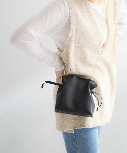 URBAN RESEARCH（アーバンリサーチ）の「ANABEL PURSE shoulder（ショルダーバッグ・レディース・シルバー/ナチュラル/ブラック・-）」の9枚目の写真