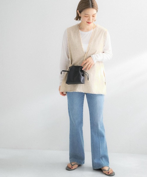 URBAN RESEARCH（アーバンリサーチ）の「ANABEL PURSE shoulder（ショルダーバッグ・レディース・シルバー/ナチュラル/ブラック・-）」の8枚目の写真