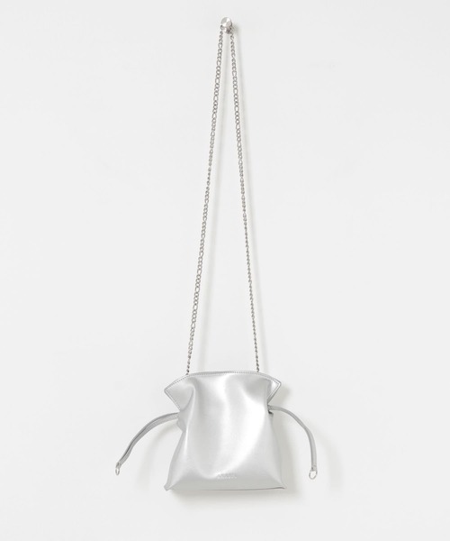 URBAN RESEARCH（アーバンリサーチ）の「ANABEL PURSE shoulder（ショルダーバッグ・レディース・シルバー/ナチュラル/ブラック・-）」の6枚目の写真