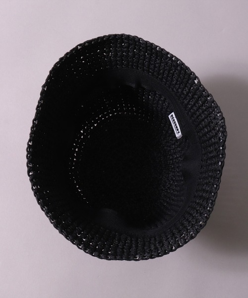 BAYBLO（ベイブロ）の「(CR)【サイズ調節可能】サマー クローシェハット（ハット・レディース・ブラック/ナチュラル/ベージュ・FREE）」の12枚目の写真
