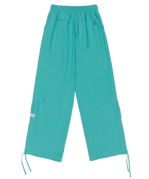 SCULPTOR（スカルプター）の「Linen Cargo Jogger Pants/リネンカーゴジョガーパンツ（カーゴパンツ・レディース・ブラック/ホワイト/ブルー系その他・MEDIUM/LARGE）」の15枚目の写真