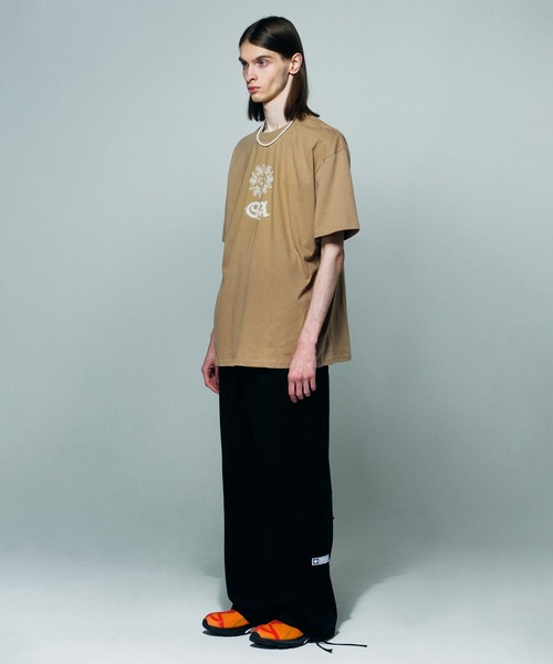 SCULPTOR（スカルプター）の「Linen Cargo Jogger Pants/リネンカーゴジョガーパンツ（カーゴパンツ・レディース・ブラック/ホワイト/ブルー系その他・MEDIUM/LARGE）」の6枚目の写真