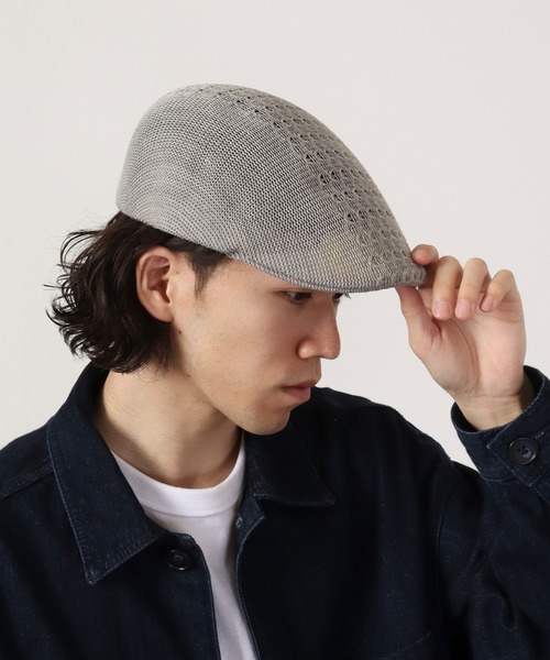 Fabulous（ファビュラス）の「fabulous ミックスサーモ ハンチング帽（ハンチング/ベレー帽・メンズ・グレー/ベージュ・FREE）」の4枚目の写真