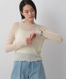 LOWRYS FARM | ヘンケイシアークルーロングスリーブ　905188(Tシャツ/カットソー)