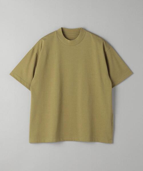 BEAUTY&YOUTH UNITED ARROWS（ビューティーアンドユースユナイテッドアローズ）の「コットン モックネック Tシャツ（Tシャツ/カットソー・レディース・ブラック/オリーブ/ホワイト・FREE）」の3枚目の写真