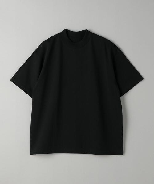 BEAUTY&YOUTH UNITED ARROWS（ビューティーアンドユースユナイテッドアローズ）の「コットン モックネック Tシャツ（Tシャツ/カットソー・レディース・ブラック/オリーブ/ホワイト・FREE）」の2枚目の写真