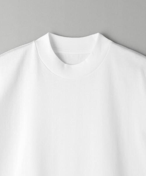BEAUTY&YOUTH UNITED ARROWS（ビューティーアンドユースユナイテッドアローズ）の「コットン モックネック Tシャツ（Tシャツ/カットソー・レディース・ブラック/オリーブ/ホワイト・FREE）」の6枚目の写真