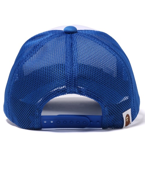 A BATHING APE（アベイシングエイプ）の「COLLEGE MESH CAP M