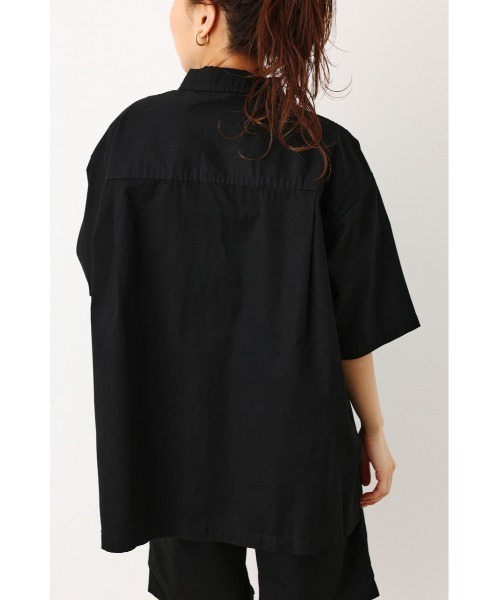 RODEO CROWNS WIDE BOWL(ロデオクラウンズワイドボウル)の「SHARE S/S BIG シャツ(シャツ/ブラウス・レディース・ブラック/アイボリー/カーキ/ブルー系その他・FREE)」の6枚目の写真